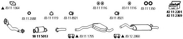 Система выпуска ОГ HJS Au_361