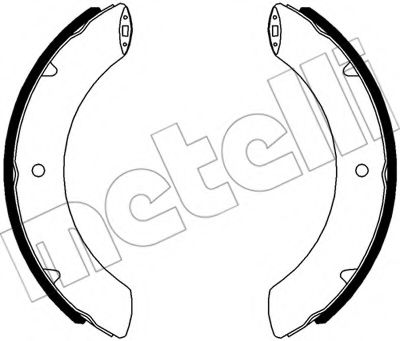 Комплект тормозных колодок METELLI 53-0642