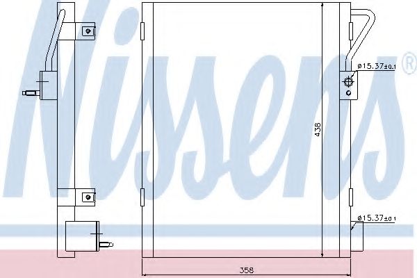 Конденсатор, кондиционер NISSENS 940019