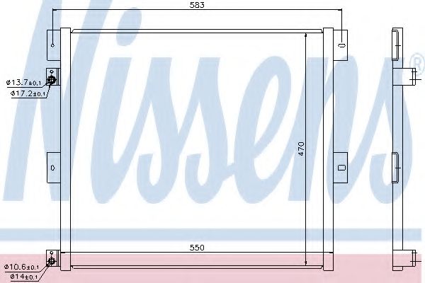 Конденсатор, кондиционер NISSENS 940133