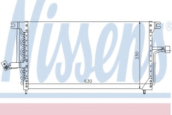 Конденсатор, кондиционер NISSENS 94183