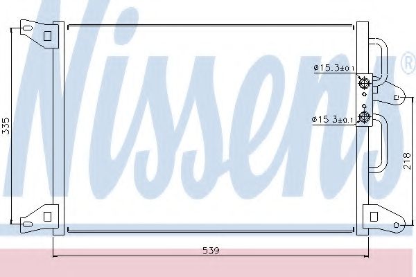 Конденсатор, кондиционер NISSENS 94220