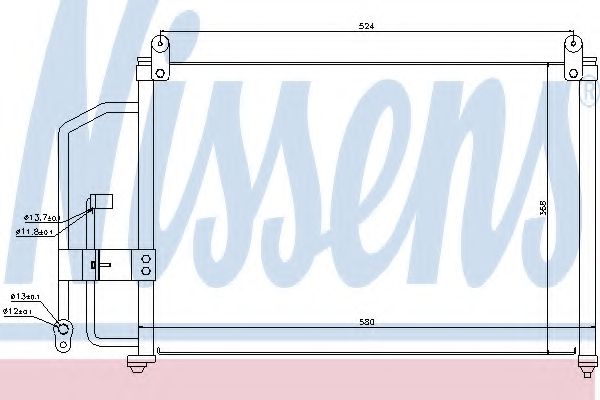 Конденсатор, кондиционер NISSENS 94412