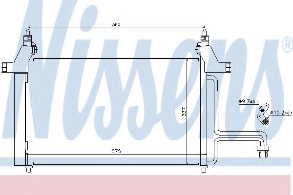 Конденсатор, кондиционер NISSENS 94610