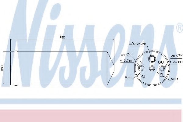 Осушитель, кондиционер NISSENS 95134