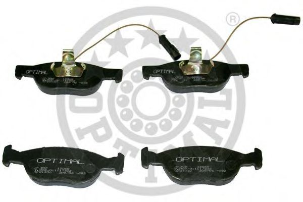 Комплект тормозных колодок, дисковый тормоз OPTIMAL 12069
