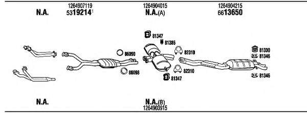 Система выпуска ОГ FONOS MB56006A