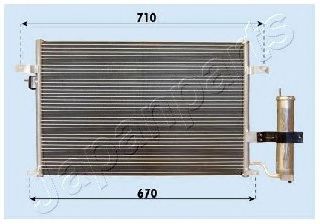 Конденсатор, кондиционер JAPANPARTS CND313014