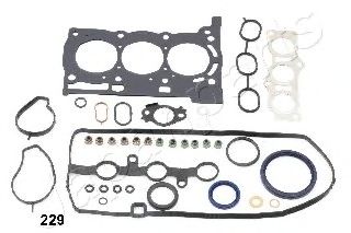 Комплект прокладок, двигатель JAPANPARTS KM-229