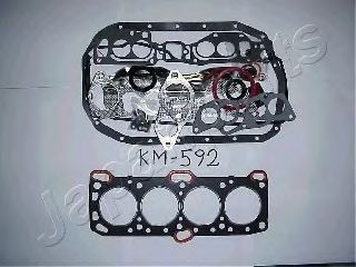 Комплект прокладок, двигатель JAPANPARTS KM-592