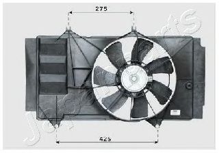 Вентилятор, охлаждение двигателя JAPANPARTS VNT151829