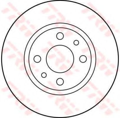 Тормозной диск TRW DF1788