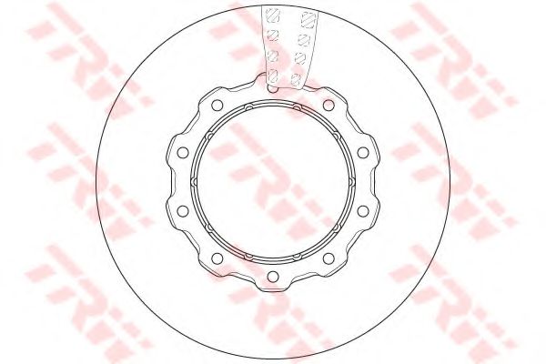 Тормозной диск TRW DF5049S