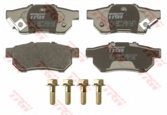 Комплект тормозных колодок, дисковый тормоз TRW 21738