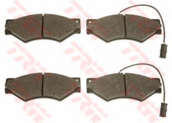 Комплект тормозных колодок, дисковый тормоз TRW GDB5062