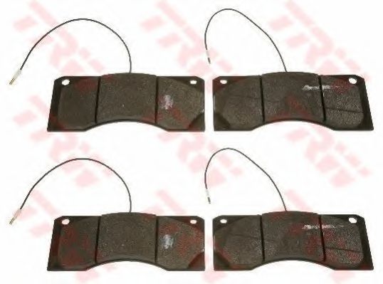 Комплект тормозных колодок, дисковый тормоз TRW GDB5066