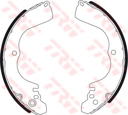 Комплект тормозных колодок TRW GS7356