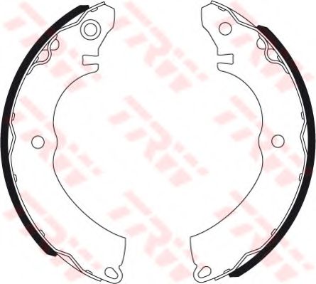 Комплект тормозных колодок TRW GS7358