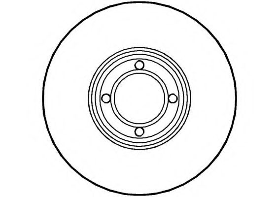 Тормозной диск NATIONAL NBD018