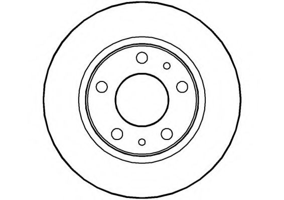 Тормозной диск NATIONAL NBD1077