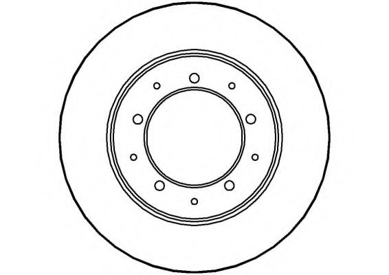 Тормозной диск NATIONAL NBD197