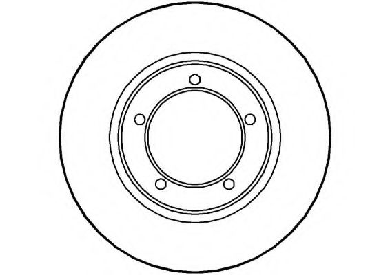 Тормозной диск NATIONAL NBD281