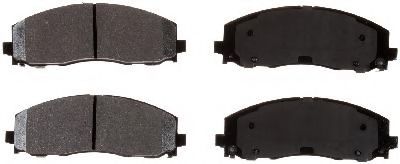 Комплект тормозных колодок, дисковый тормоз ALLMAKES 68144163B
