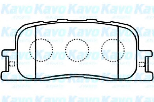 Комплект тормозных колодок, дисковый тормоз KAVO PARTS BP-9086