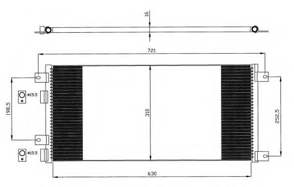 Конденсатор, кондиционер NRF 35643