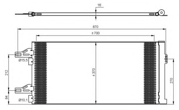 Конденсатор, кондиционер NRF 35895