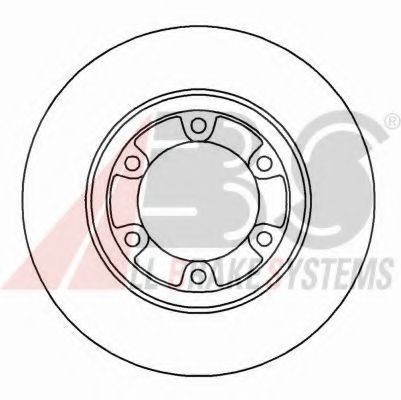 Тормозной диск A.B.S. 16268