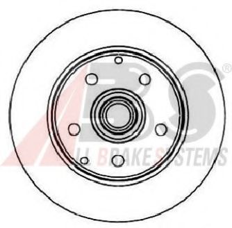 Тормозной диск A.B.S. 16810