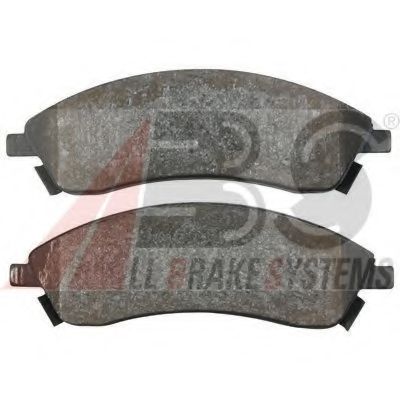 Комплект тормозных колодок, дисковый тормоз A.B.S. 37570