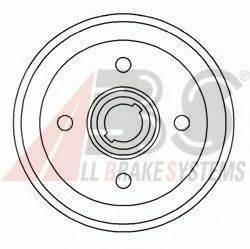 Тормозной барабан A.B.S. 5125-S
