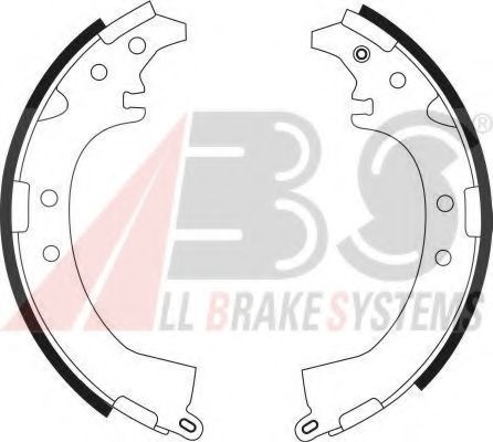 Комплект тормозных колодок A.B.S. 9032