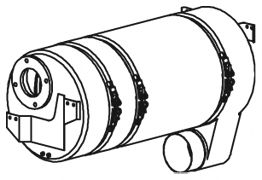 Сажевый / частичный фильтр, система выхлопа ОГ DINEX 51368