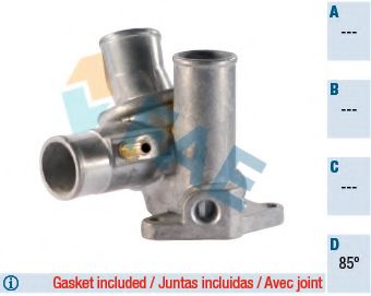 Термостат, охлаждающая жидкость FAE 5332185