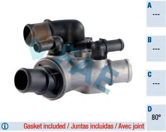 Термостат, охлаждающая жидкость FAE 5336780