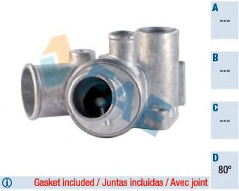 Термостат, охлаждающая жидкость FAE 5337080