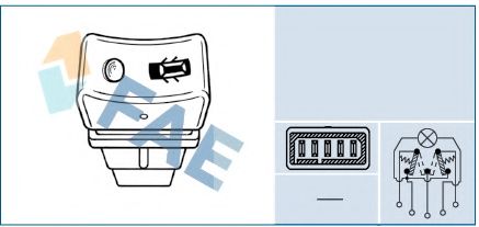 Выключатель, фиксатор двери FAE 61250