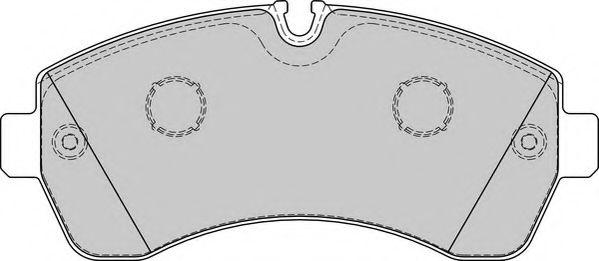 Комплект тормозных колодок, дисковый тормоз NECTO FD7580V