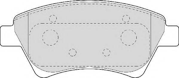 Комплект тормозных колодок, дисковый тормоз NECTO FD6958A