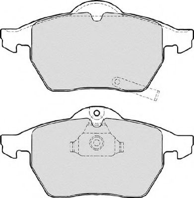 Комплект тормозных колодок, дисковый тормоз NECTO FD7025A