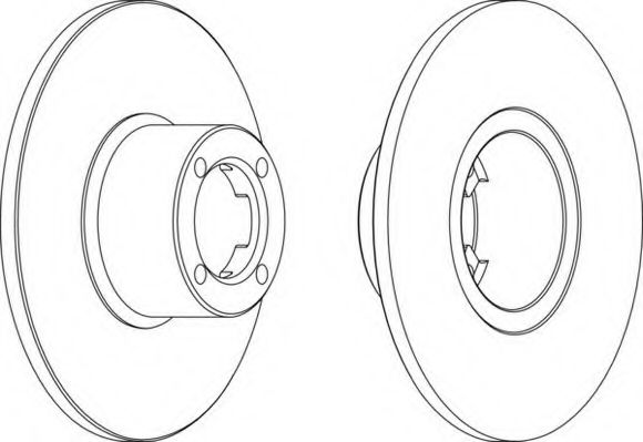 Тормозной диск NECTO WN595