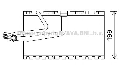 Испаритель, кондиционер AVA QUALITY COOLING MSV641