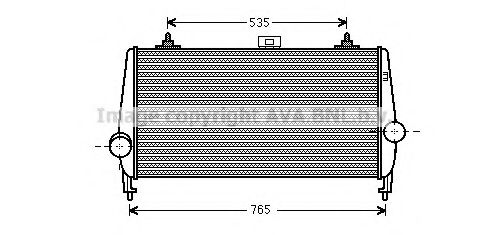 Интеркулер AVA QUALITY COOLING PEA4338