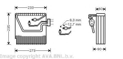 Испаритель, кондиционер AVA QUALITY COOLING VOV111