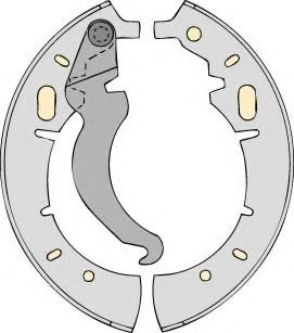 Комплект тормозных колодок MGA M587