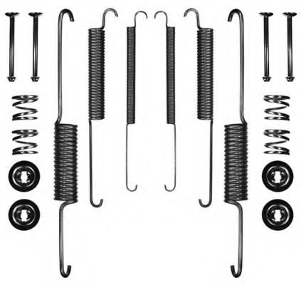Комплект тормозов, барабанный тормозной механизм DELPHI 1051