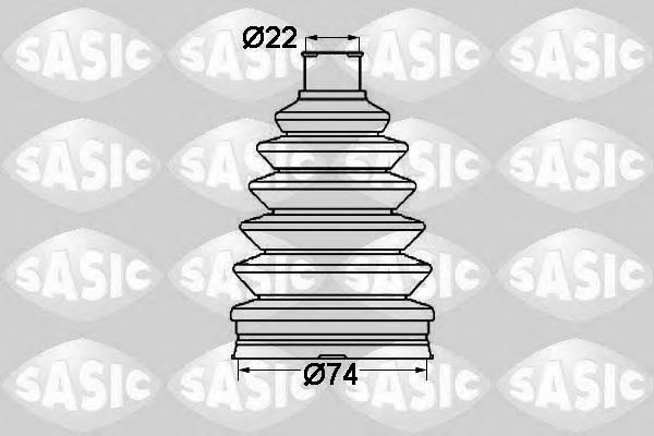 Комплект пылника, приводной вал SASIC 1904008